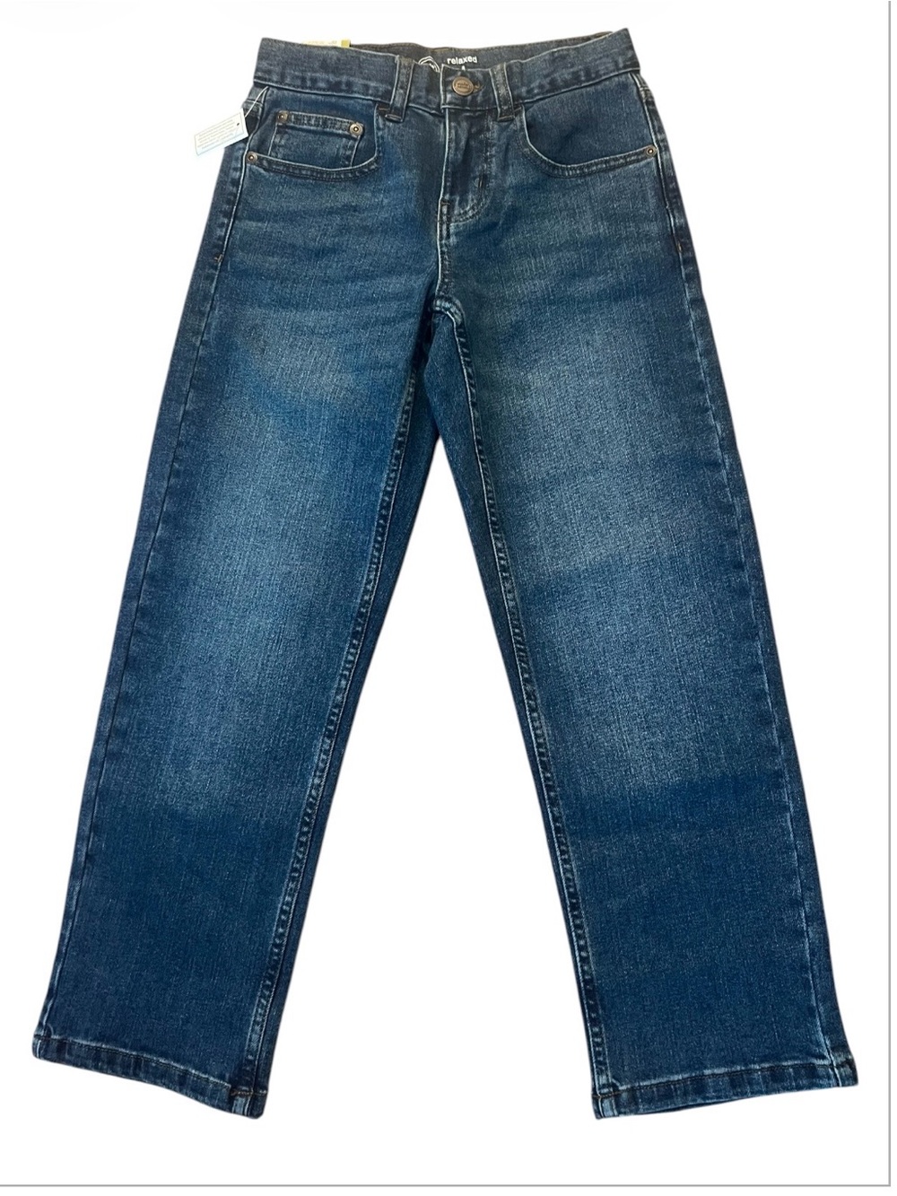New Wonder Nation Boys Relaxed Fit Jeans Size 8 Blue Denim Pants
